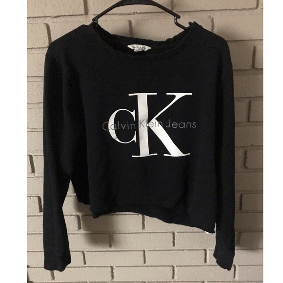 Calvin Klein Sweaters - Calvin Klein Cropped Crew Sweatshirt!